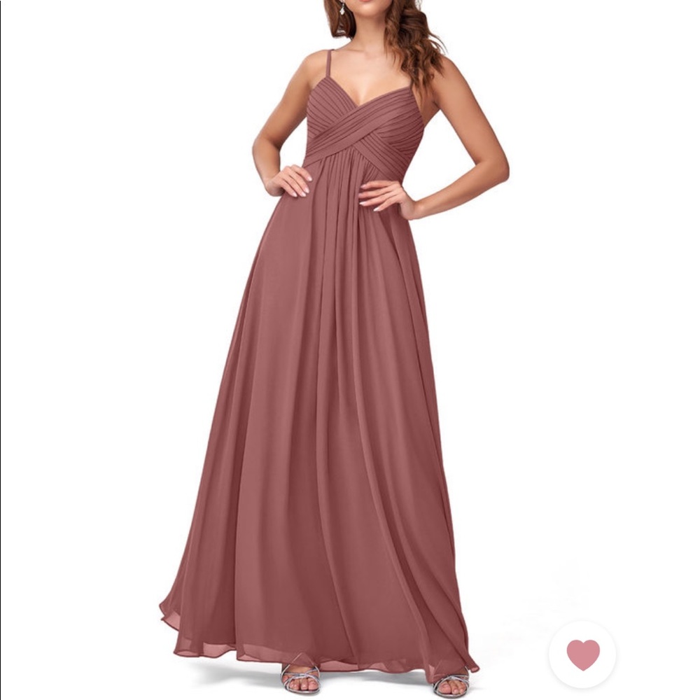 Azazie Shannon Dessert Rose A8